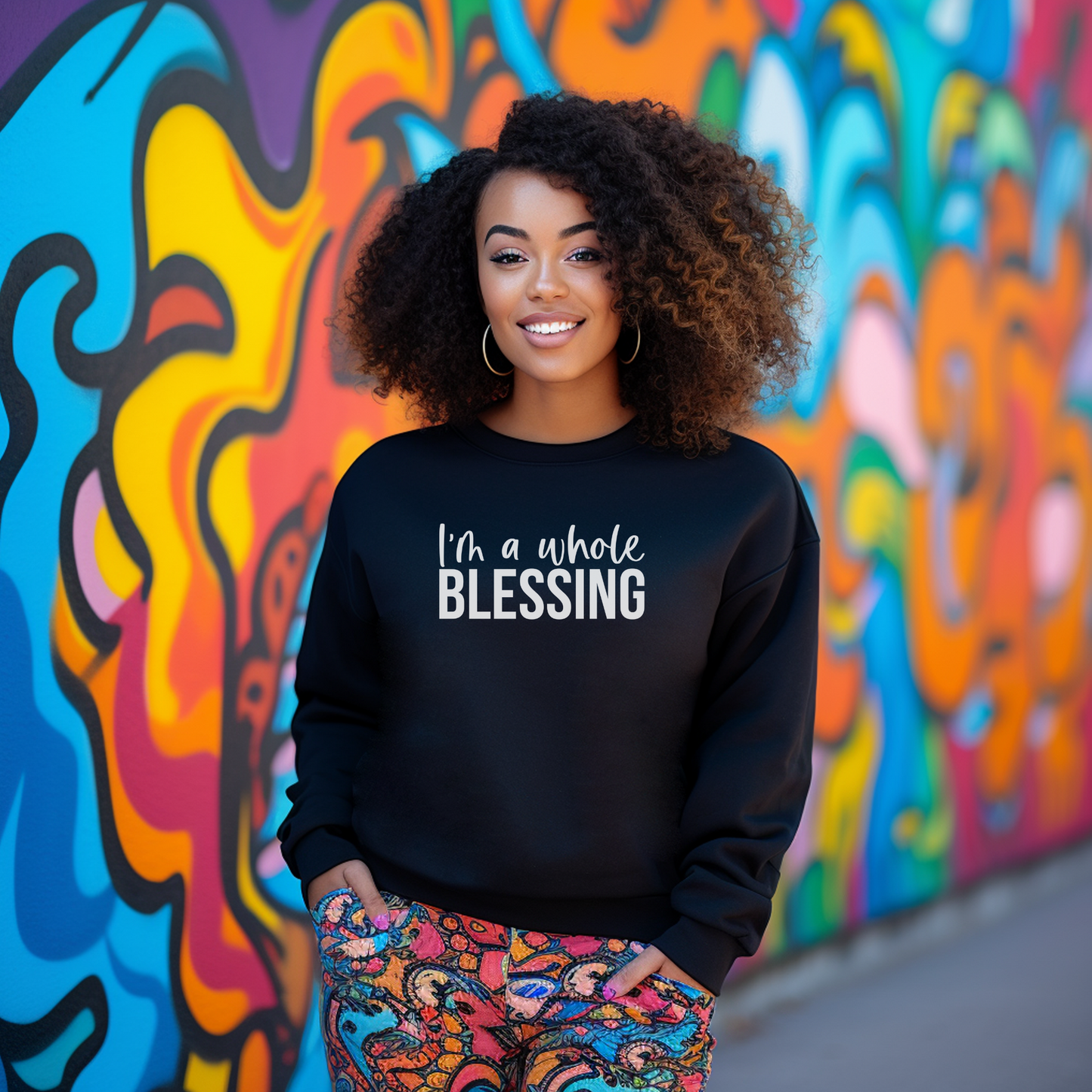 I’m A Whole Blessing Sweatshirt