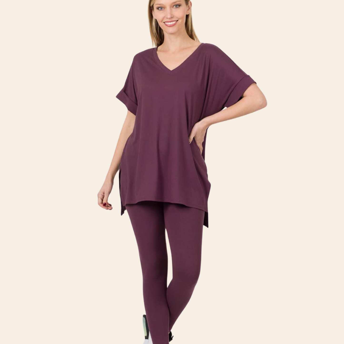 Marie Set | Plus Size Two Piece Legging Set