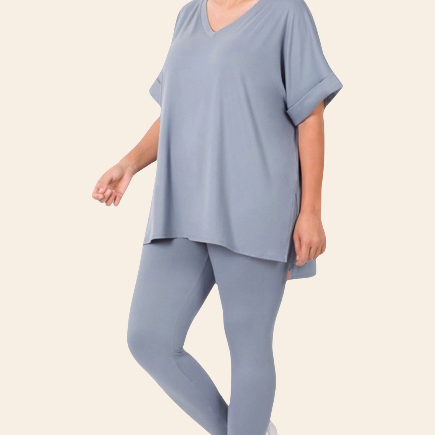 Marie Set | Plus Size Two Piece Legging Set