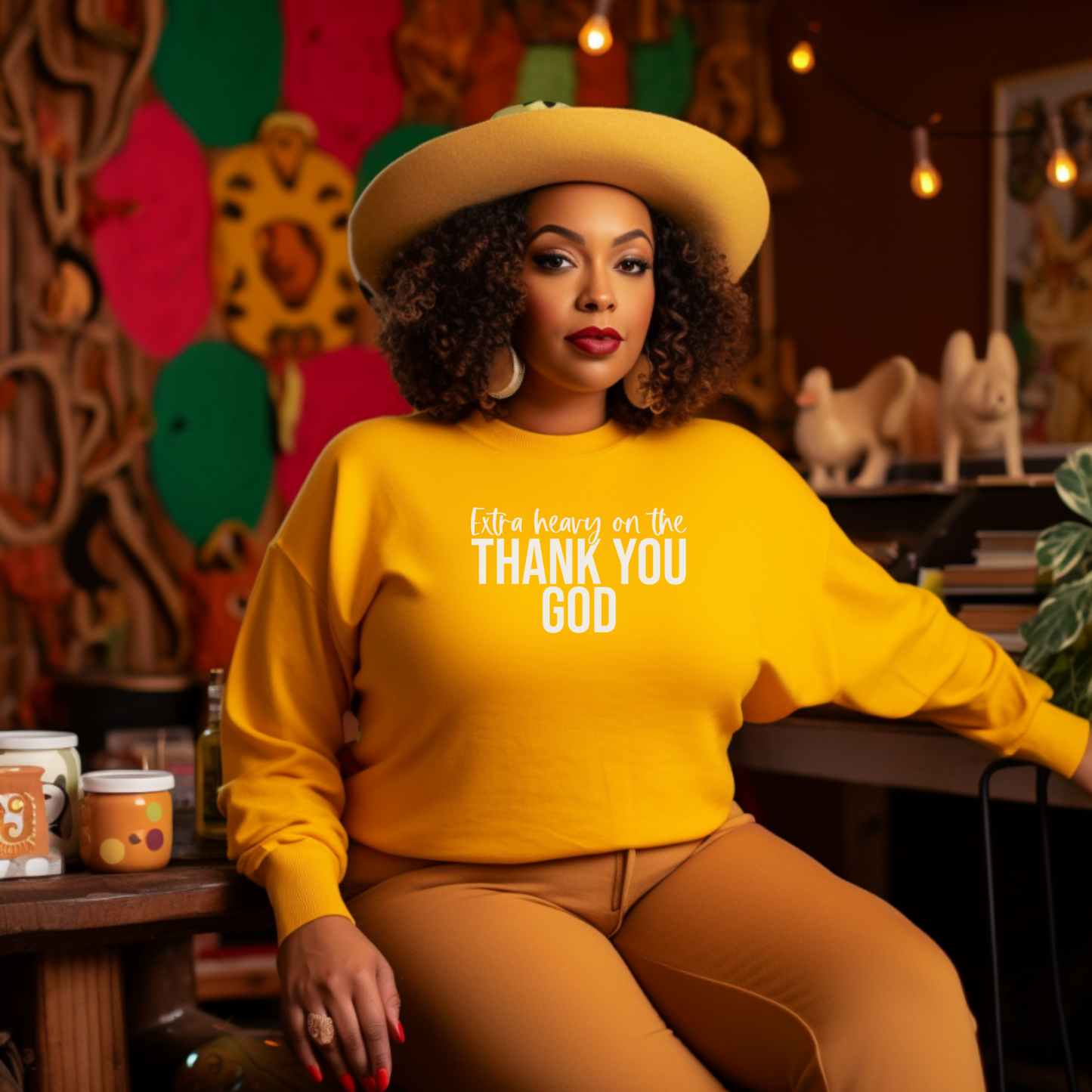 Extra Heavy on the Thank You Sweatshirt