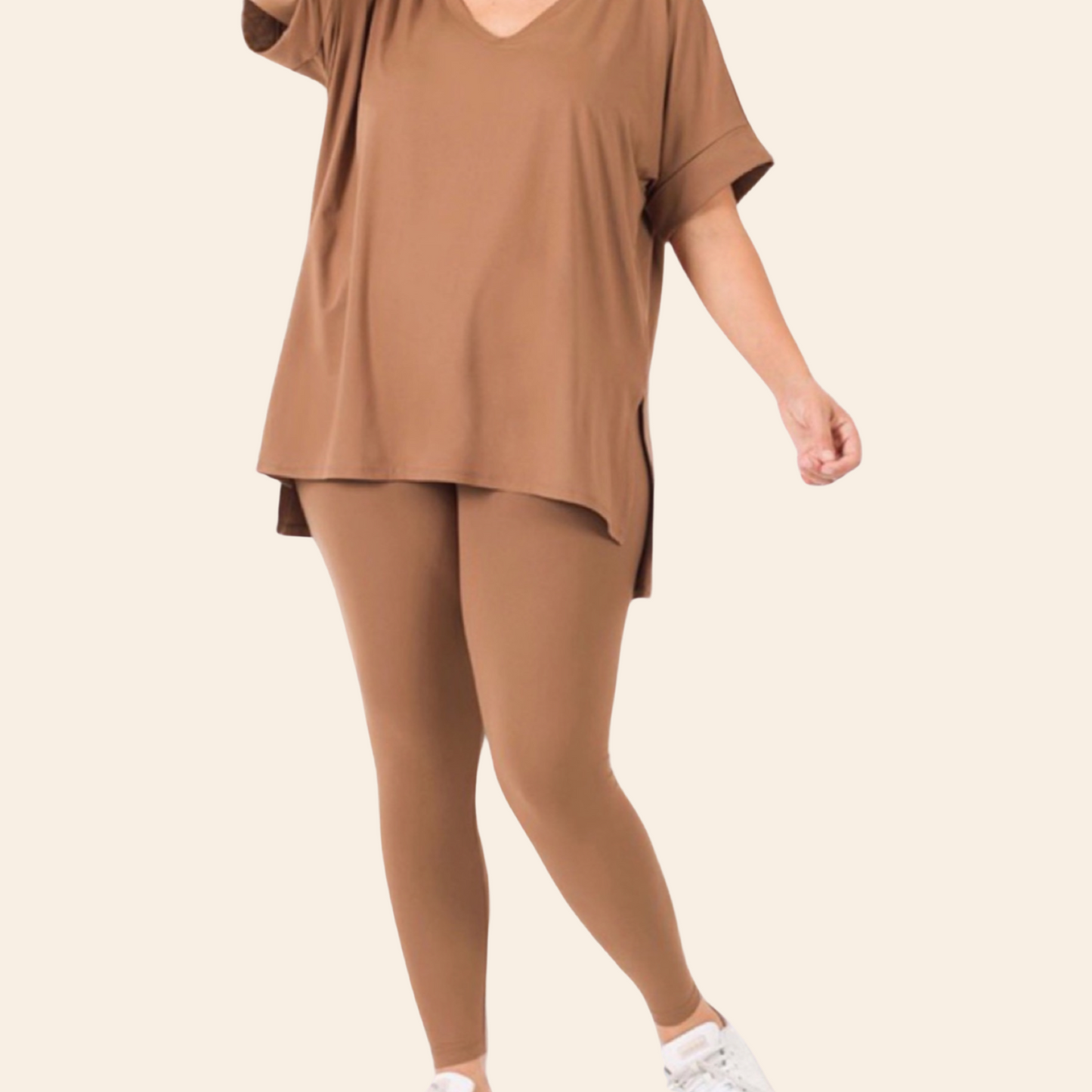 Marie Set | Plus Size Two Piece Legging Set