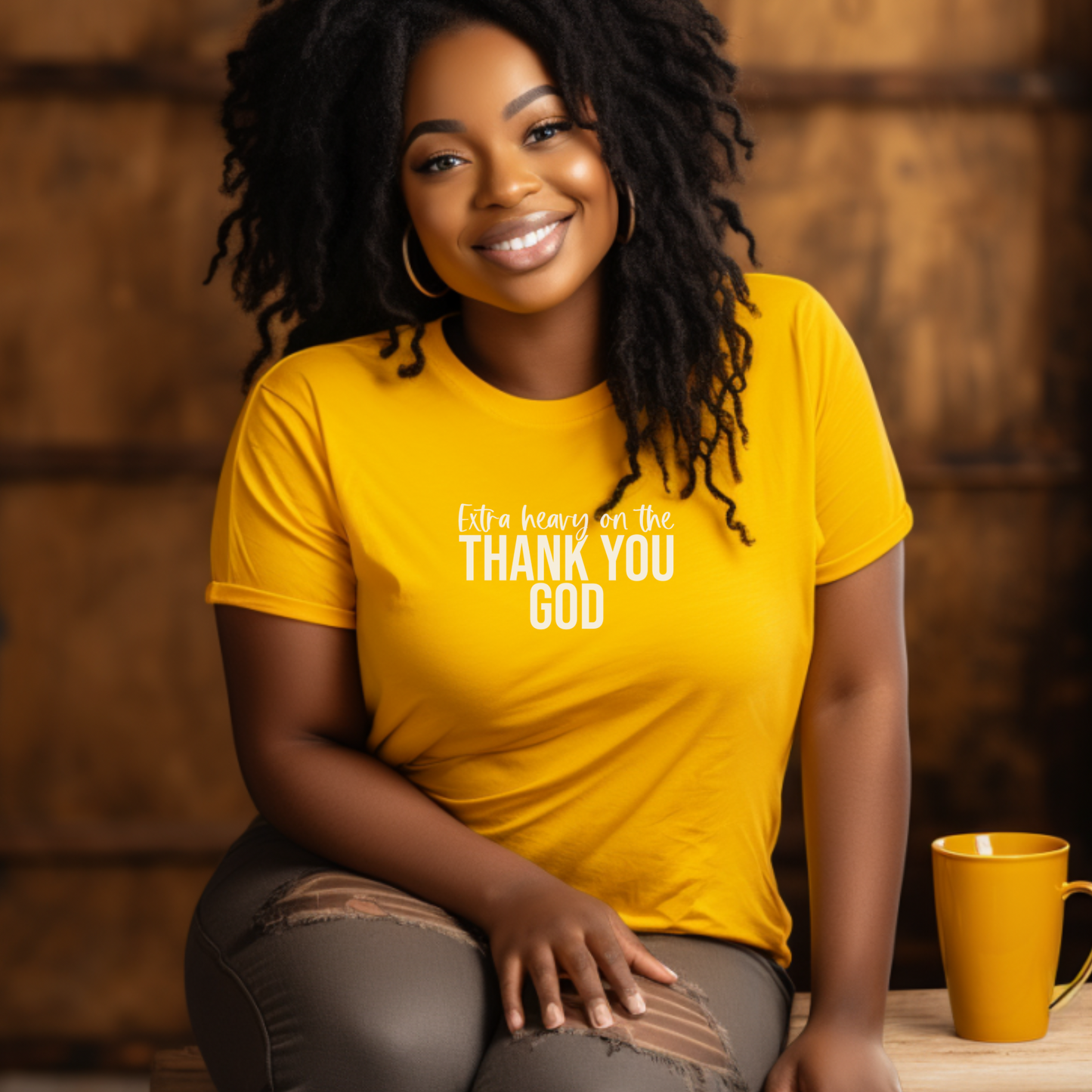 Extra Heavy on the Thank you Tee