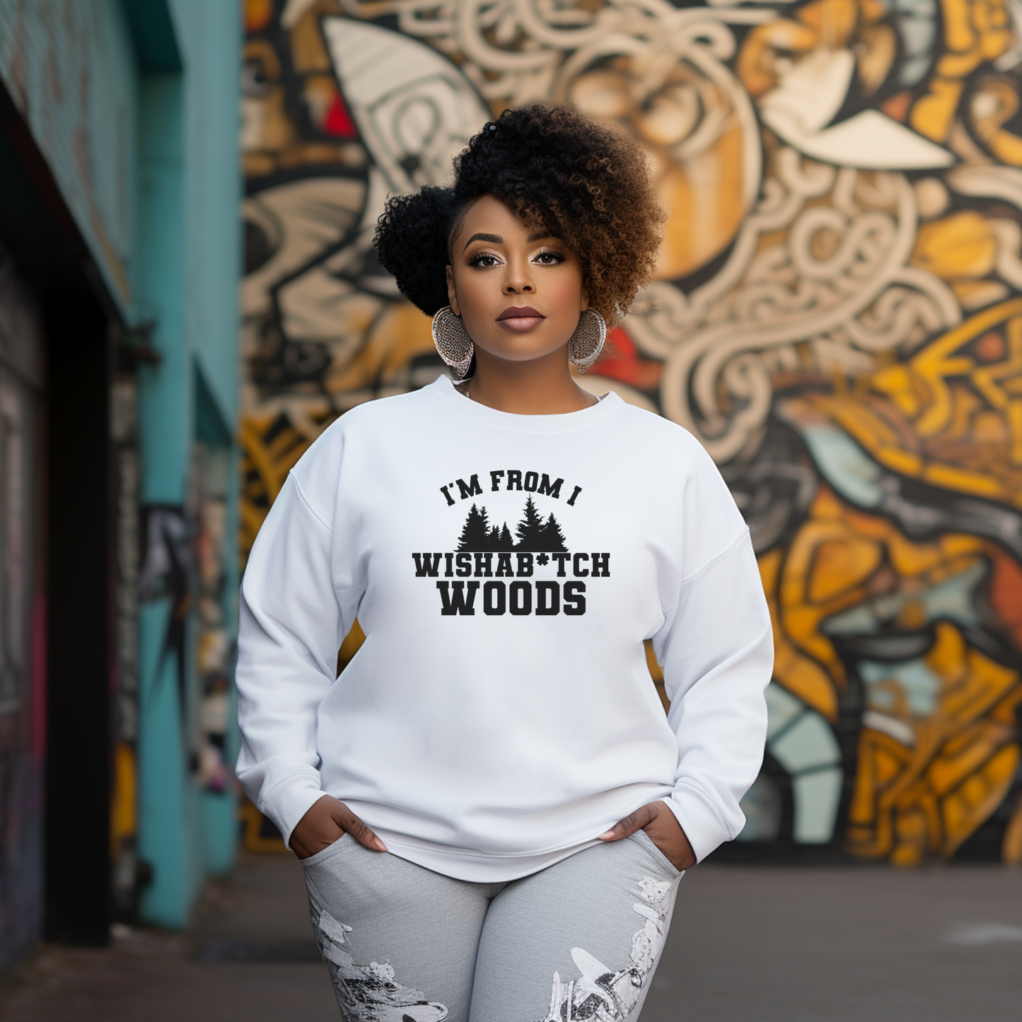 Wishabish Wood Sweatshirt