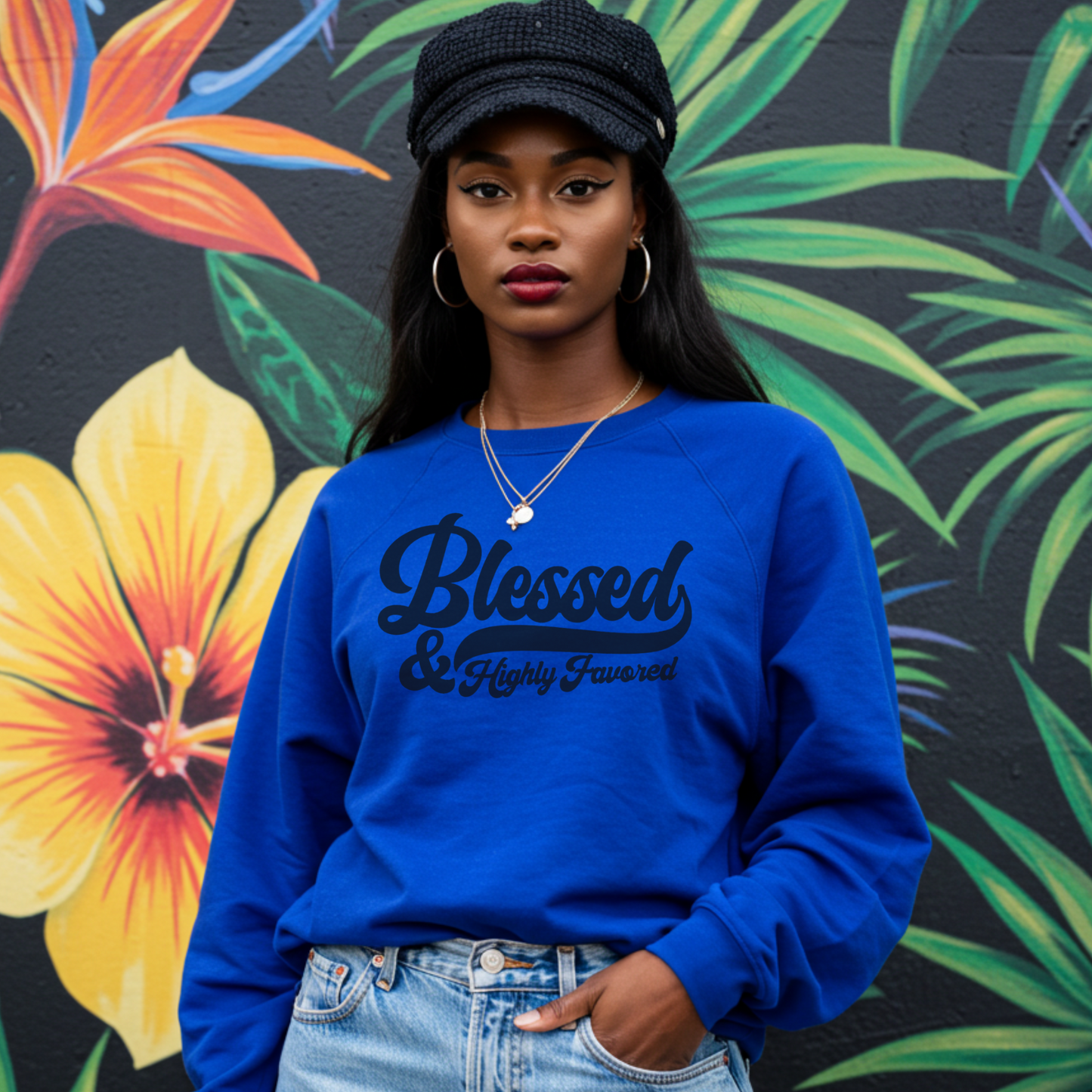 Blessed and Highly Favored Sweatshirt