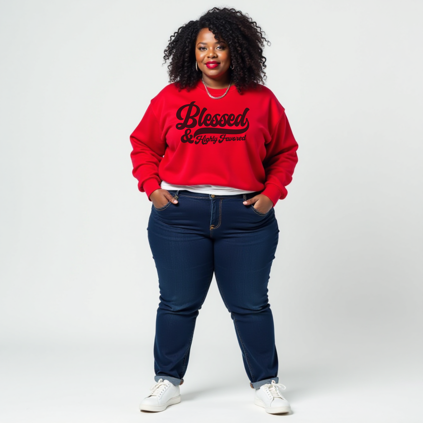 Blessed and Highly Favored Sweatshirt