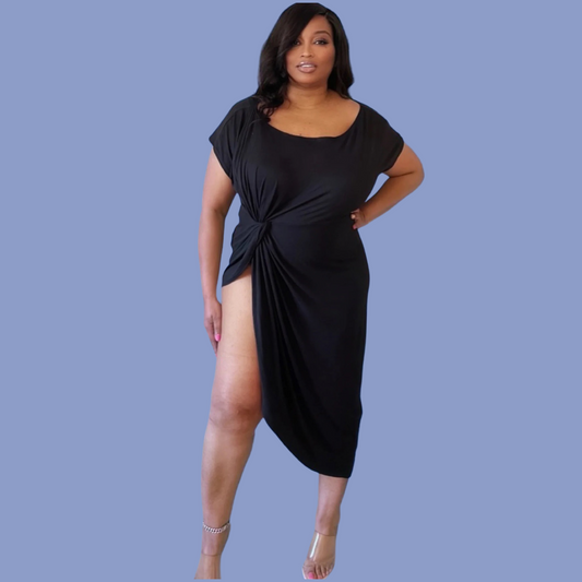 Mona Dress Top | Plus Size Hi Lo Dress/Top