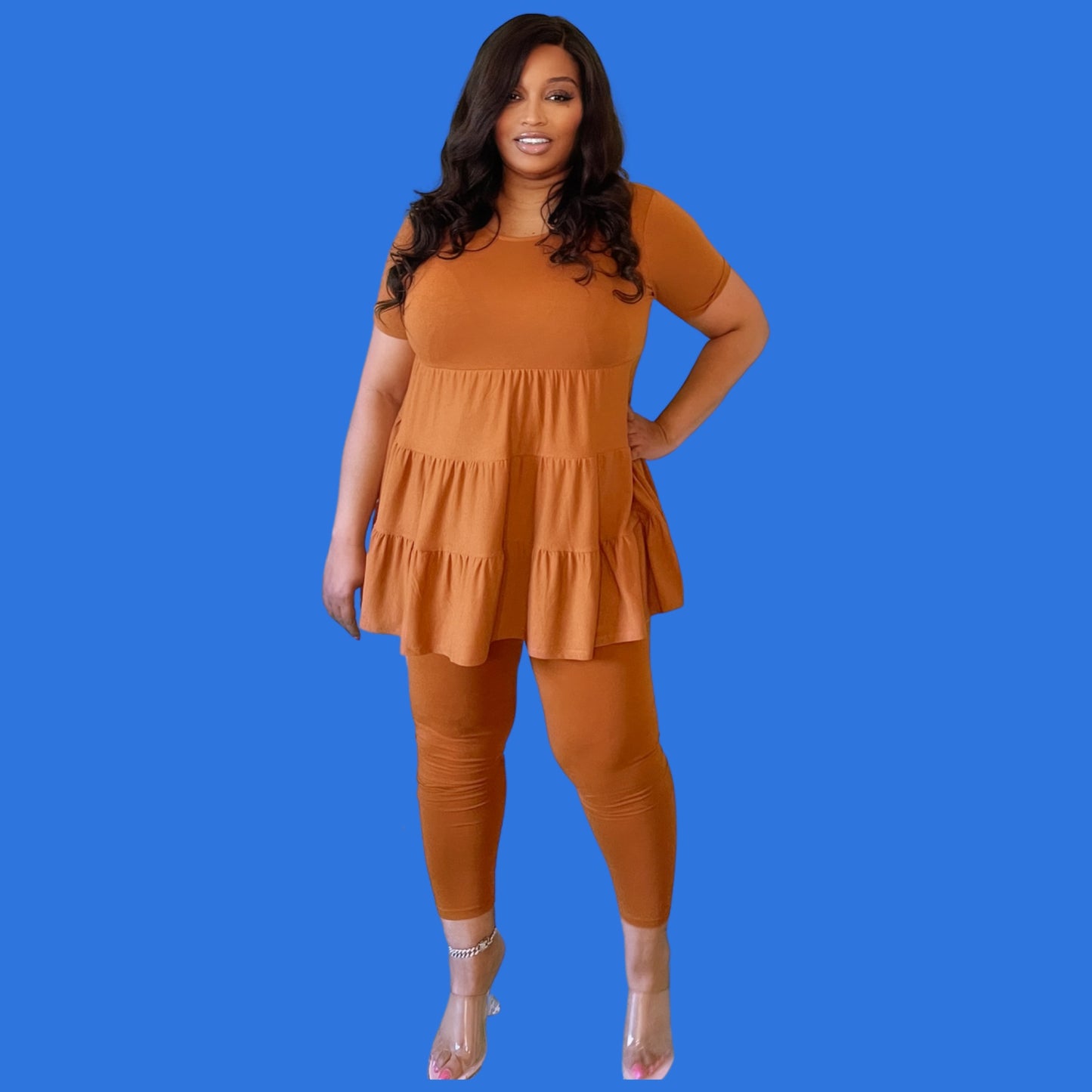 Baby Doll Too | Plus Sized Two Piece Set