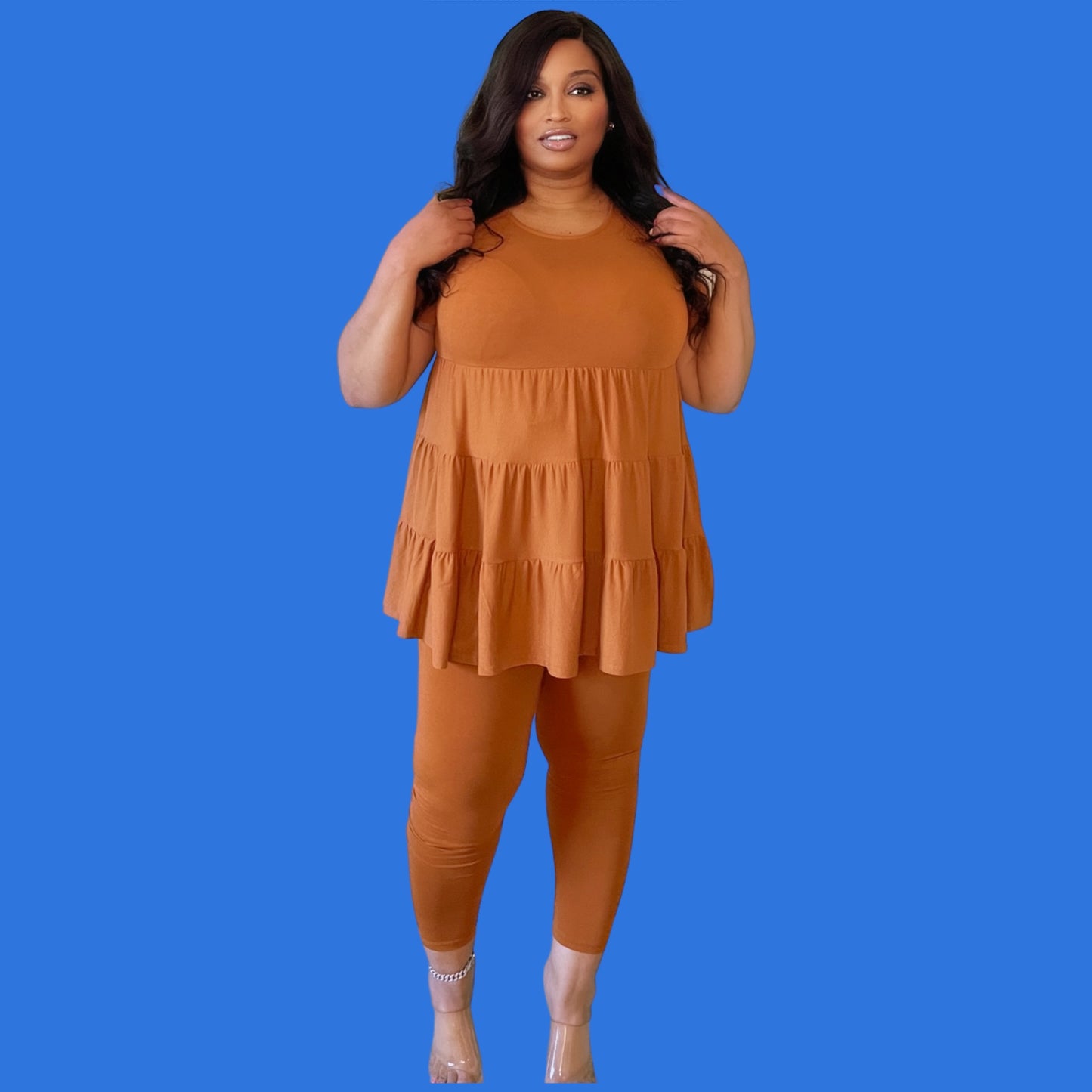 Baby Doll Too | Plus Sized Two Piece Set